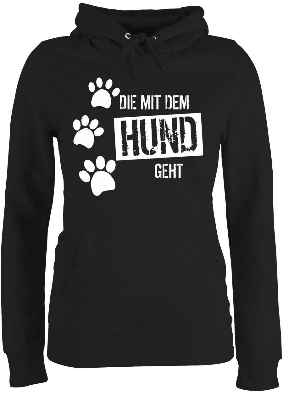 Shirtracer Die mit dem Hund geht: Tshirt Turnbeutel Shirtracer