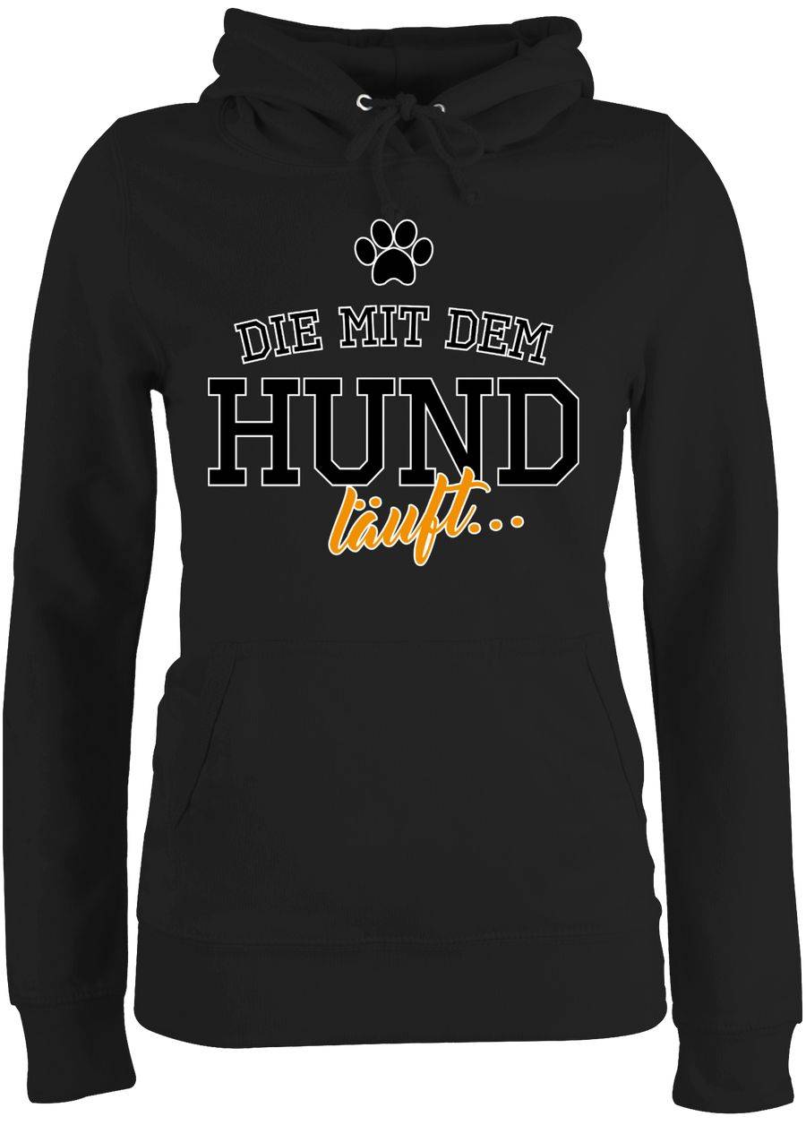 Shirtracer Die mit dem Hund läuft Shirts & Mehr Shirtracer
