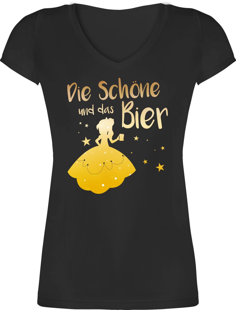 Shirtracer Die Schöne und das Bier Shirts & Mehr Shirtracer
