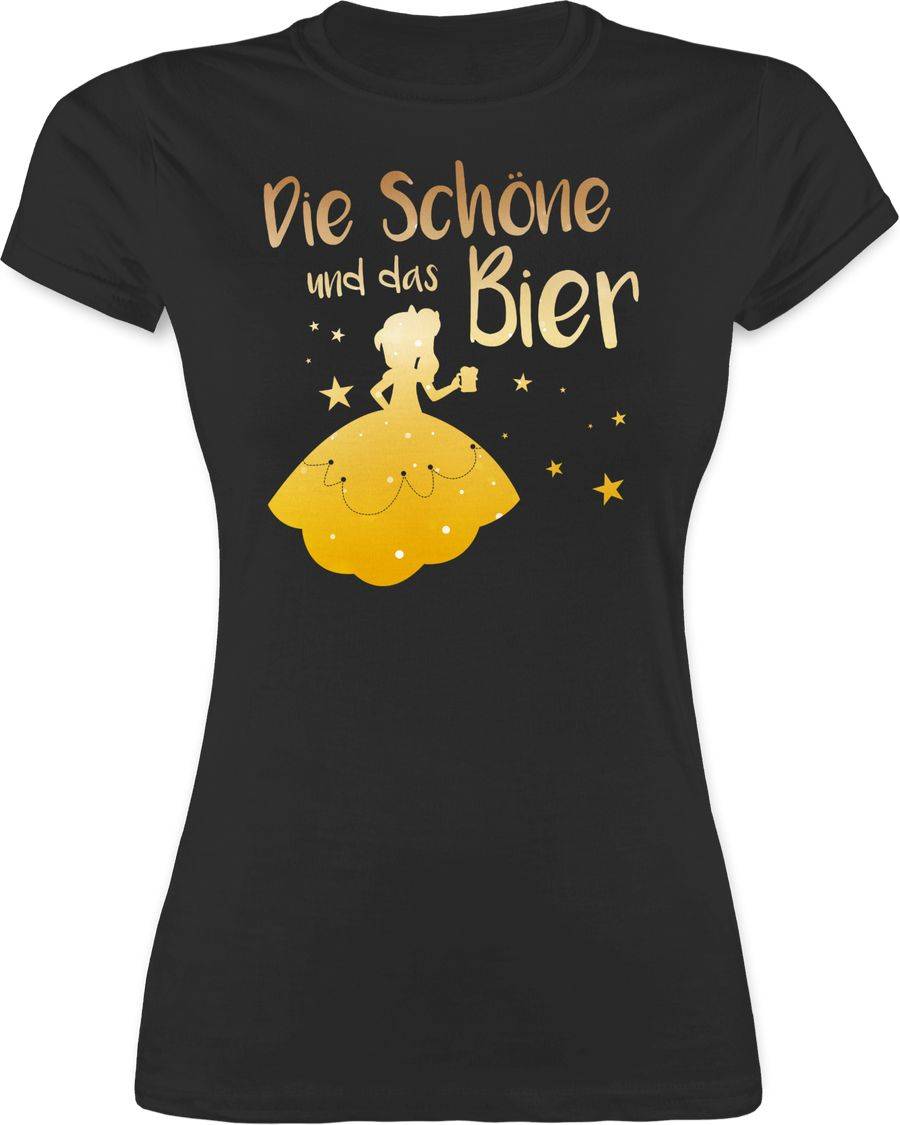Shirtracer Die Schöne und das Bier Shirts & Mehr Shirtracer