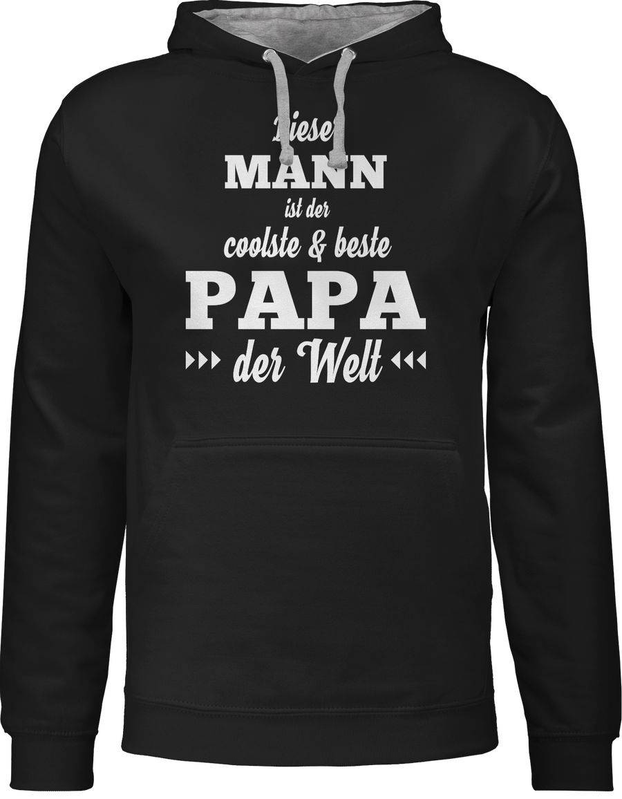 Shirtracer Dieser Mann ist der coolste und beste Papa: Tshirt Turnbeutel Shirtracer