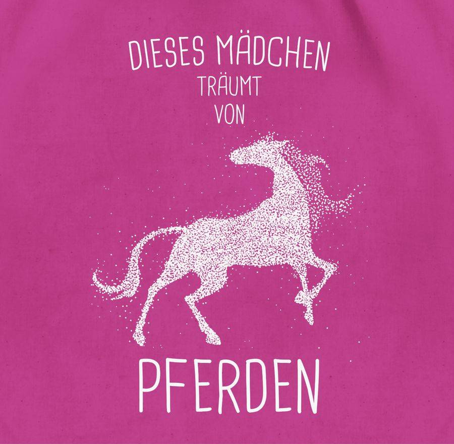 Shirtracer Dieses Mädchen Träumt Von Pferden: Tshirt Rucksack Shirtracer