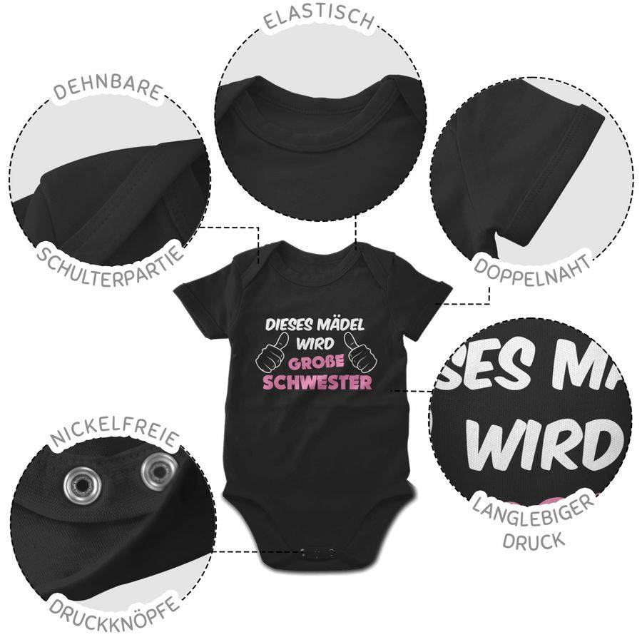 Shirtracer Dieses Mädel Wird Große Schwester Shirts & Mehr Shirtracer