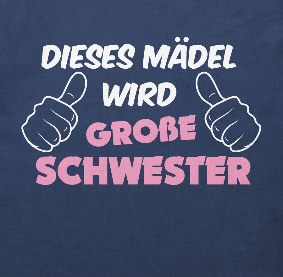 Shirtracer Dieses Mädel Wird Große Schwester Shirts & Mehr Shirtracer