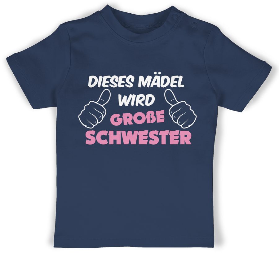 Shirtracer Dieses Mädel wird große Schwester Shirts & Mehr Shirtracer