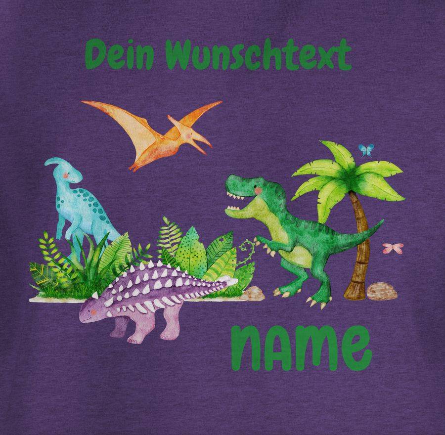 Shirtracer Dino Dinos Dinosaurier: Tshirt Rucksack Shirtracer