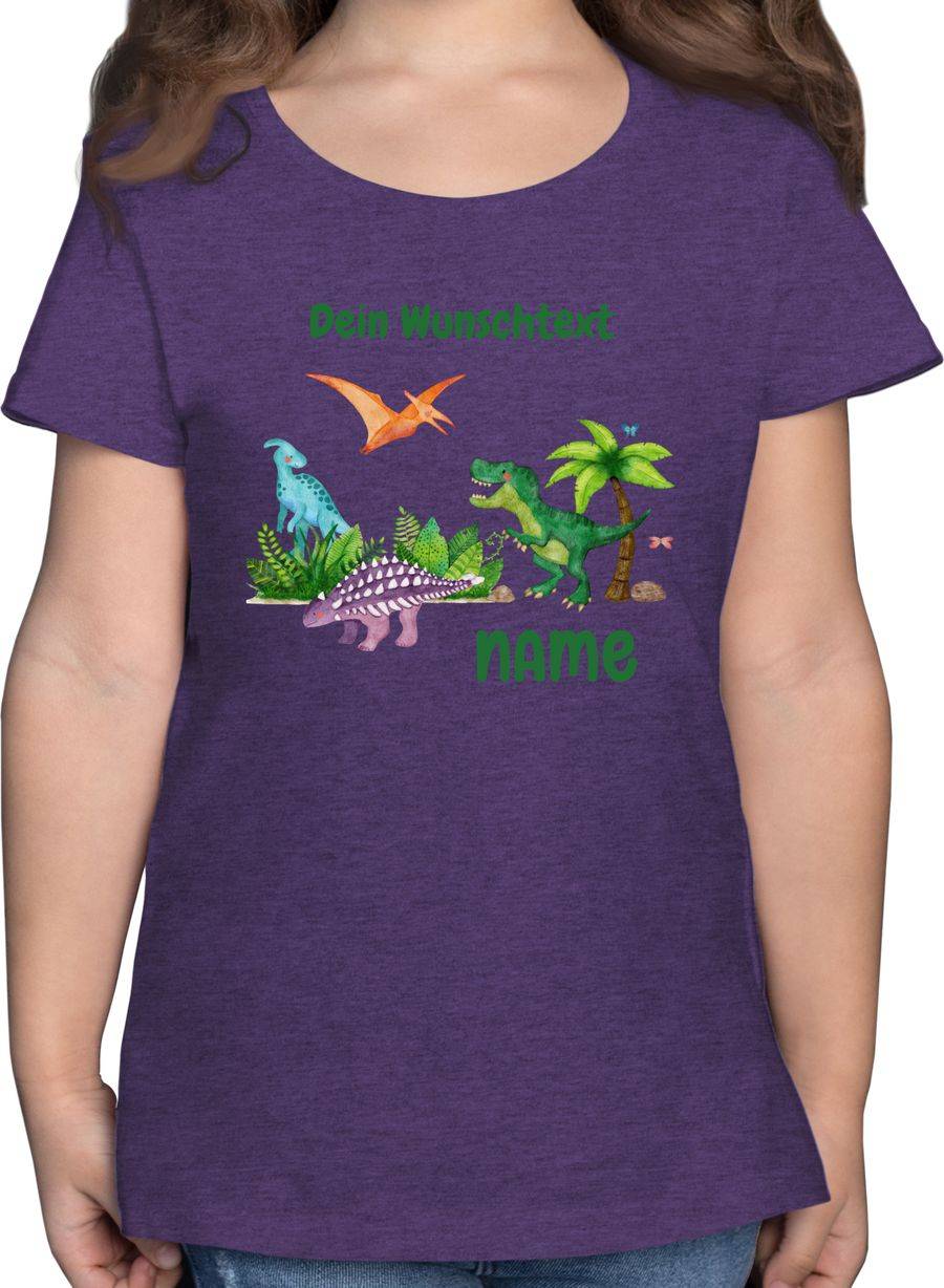 Shirtracer Dino Dinos Dinosaurier: Tshirt Rucksack Shirtracer