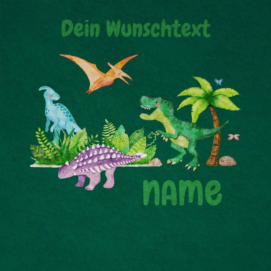 Shirtracer Dino Dinos Dinosaurier: Tshirt Rucksack Shirtracer