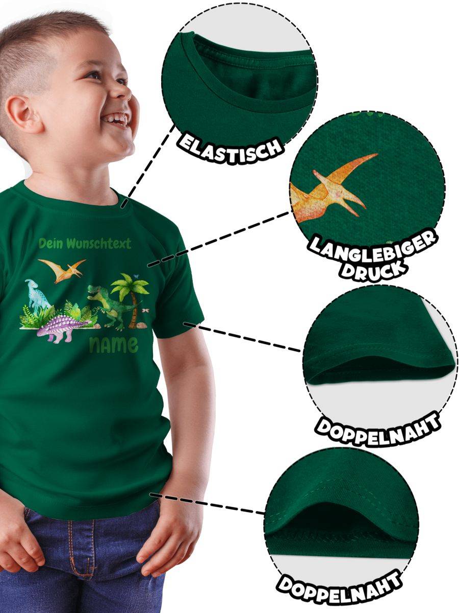 Shirtracer Dino Dinos Dinosaurier: Tshirt Rucksack Shirtracer