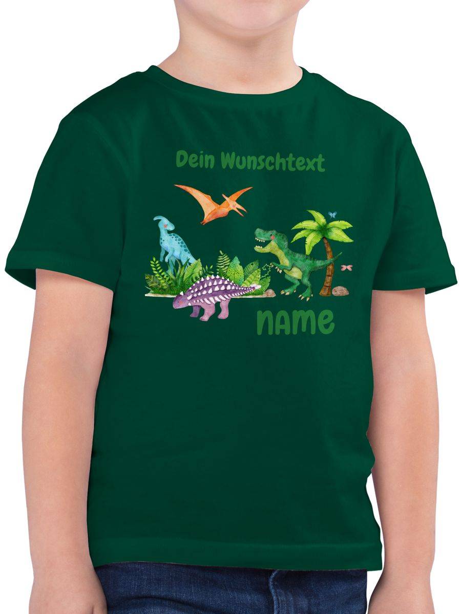 Shirtracer Dino Dinos Dinosaurier: Tshirt Rucksack Shirtracer