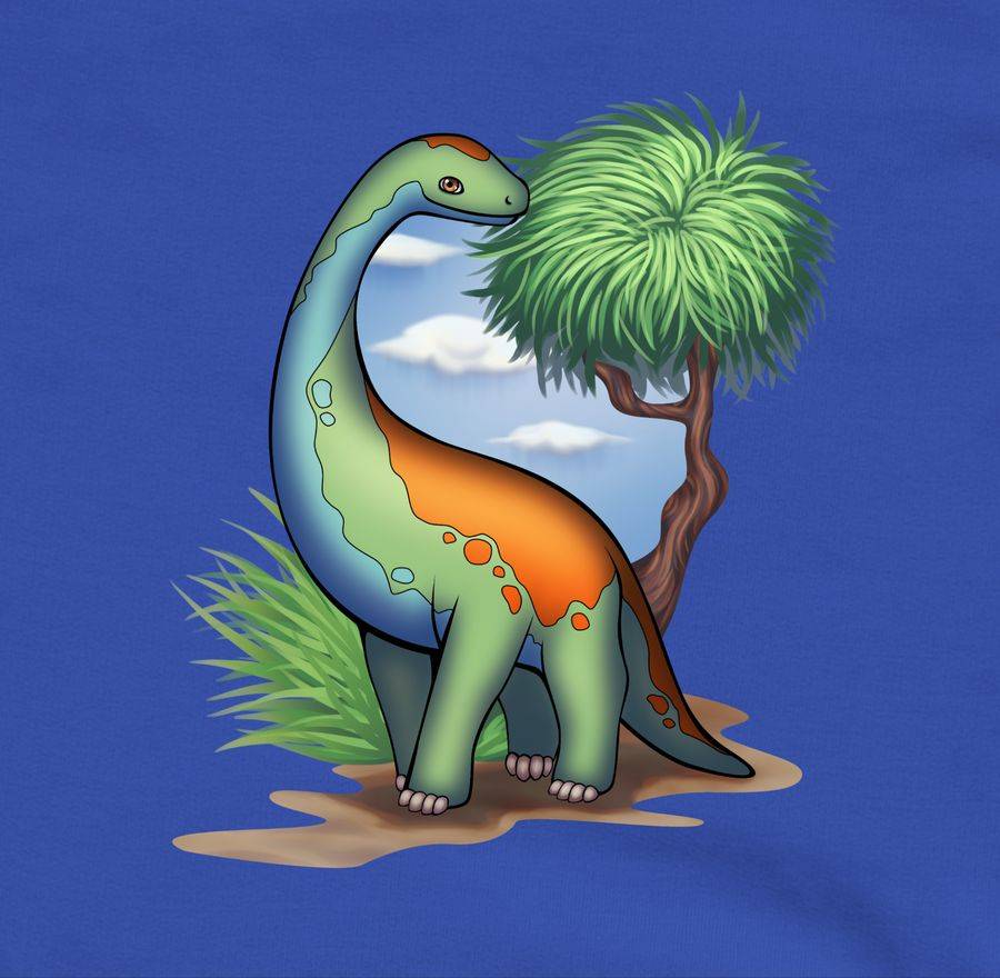 Shirtracer Dino - Langhals: Tshirt Turnbeutel Shirtracer