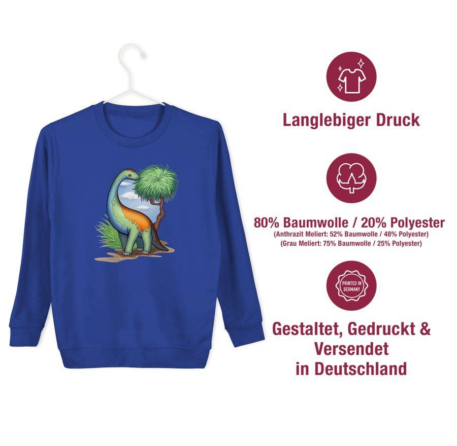 Shirtracer Dino - Langhals: Tshirt Turnbeutel Shirtracer