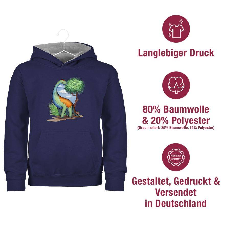 Shirtracer Dino - Langhals: Tshirt Turnbeutel Shirtracer