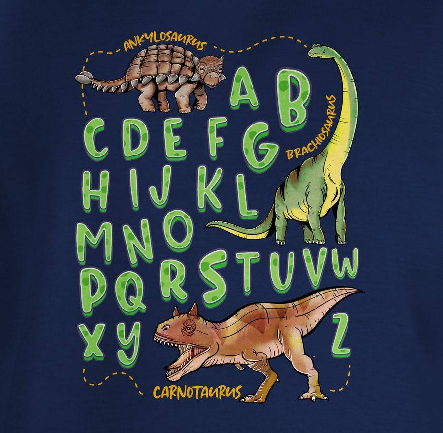 Shirtracer Dinosaurier Alphabet Shirts & Mehr Shirtracer