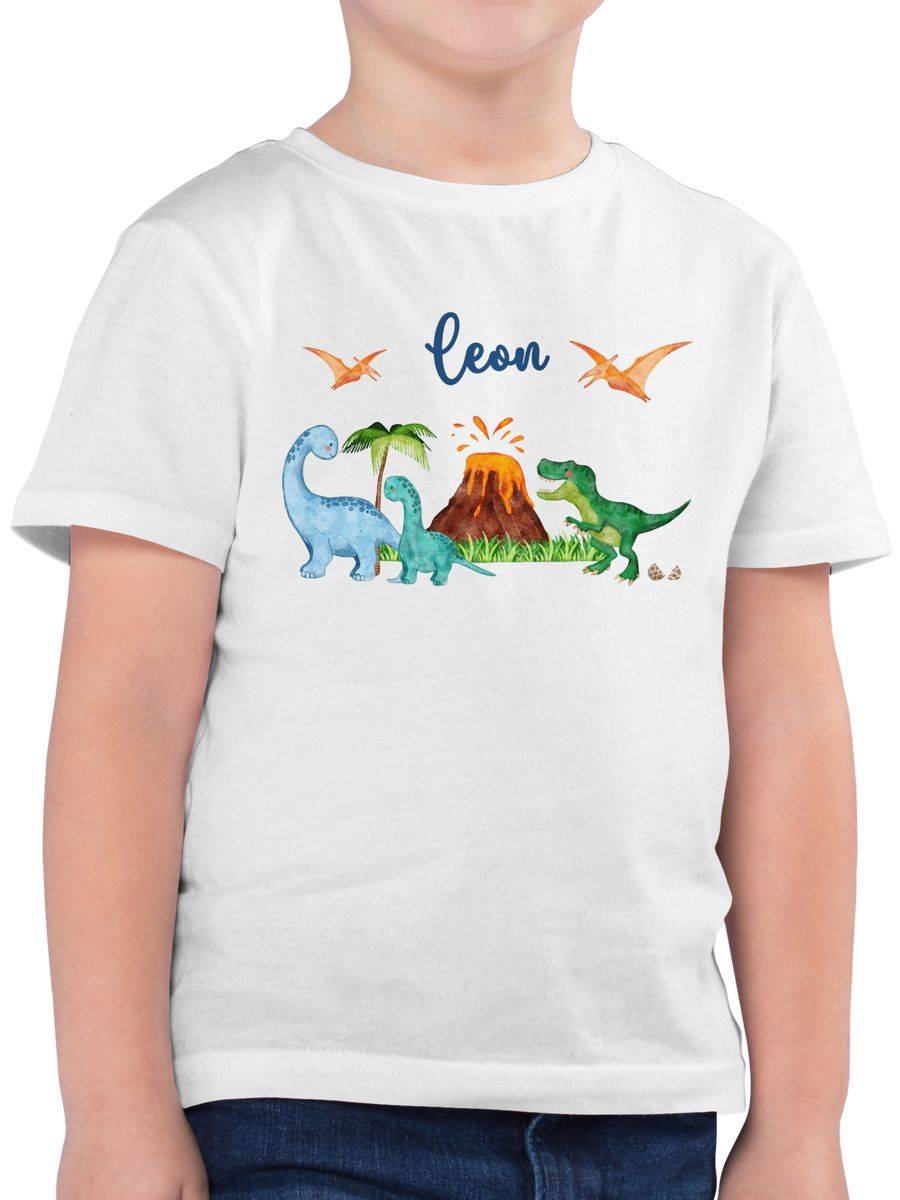 Shirtracer Dinosaurier Dino Dinos: Tshirt Turnbeutel Shirtracer