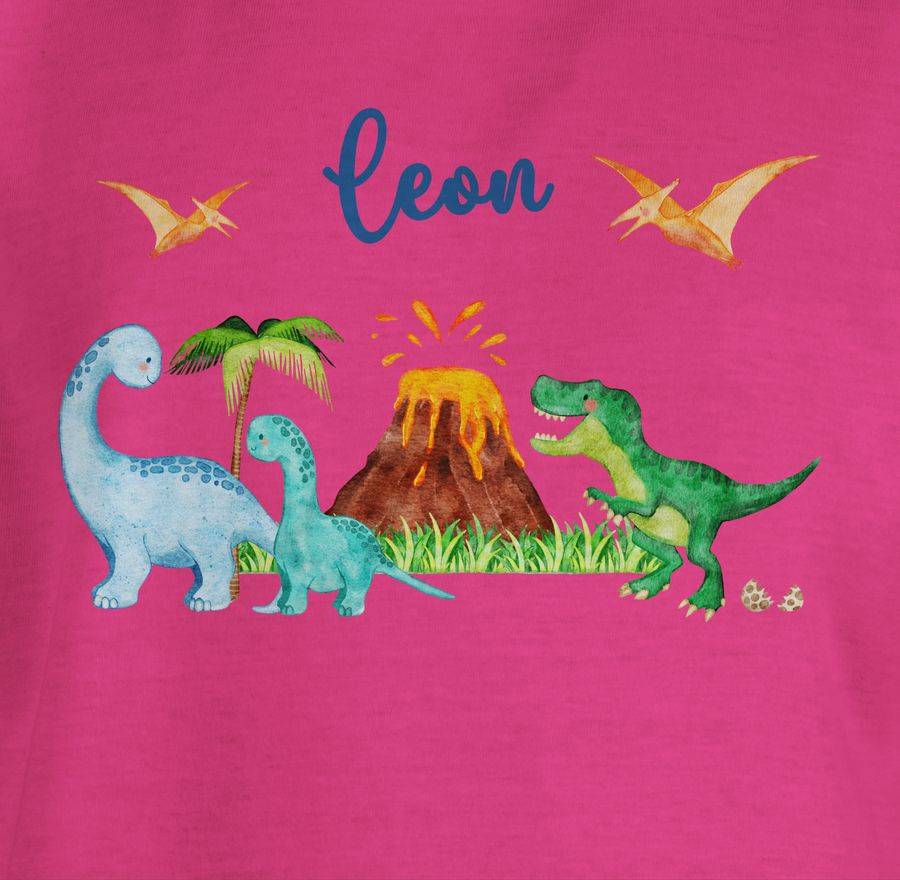 Shirtracer Dinosaurier Dino Dinos: Tshirt Turnbeutel Shirtracer