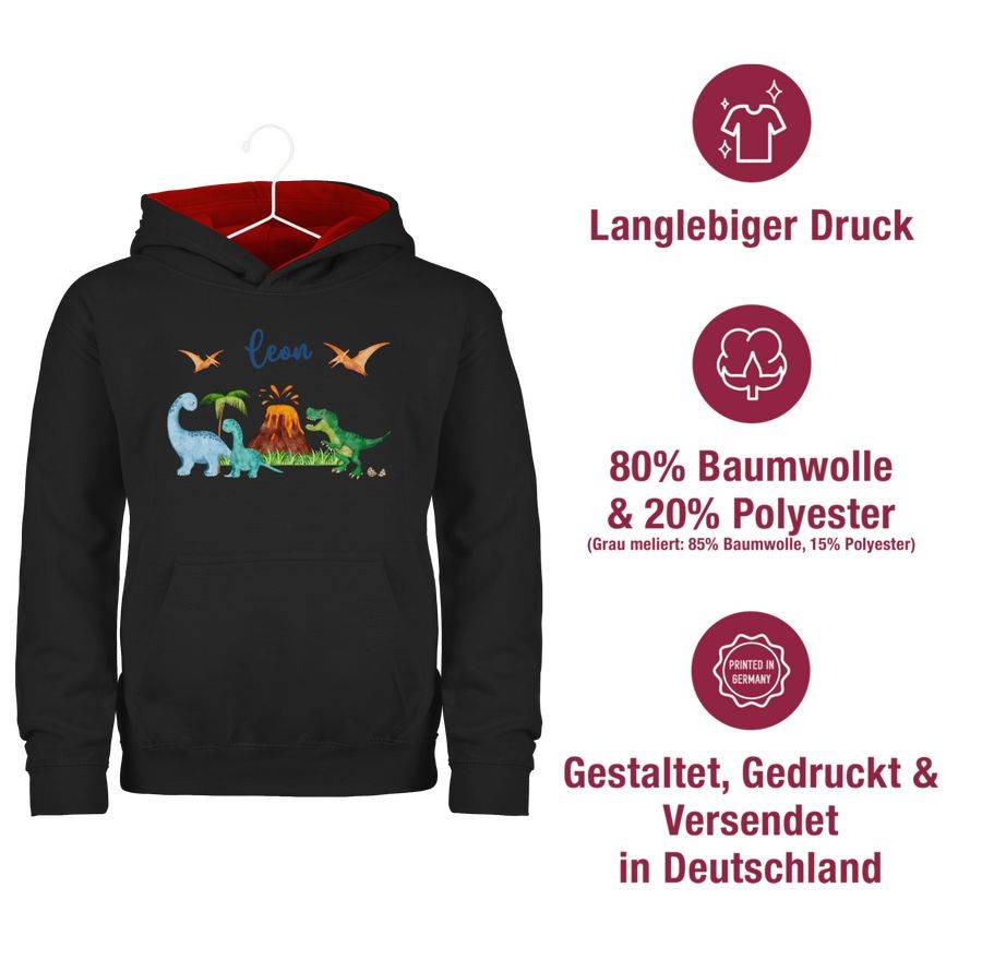 Shirtracer Dinosaurier Dino Dinos: Tshirt Turnbeutel Shirtracer