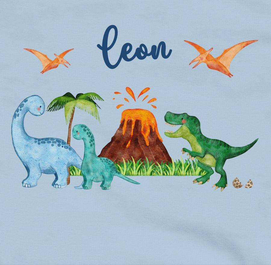 Shirtracer Dinosaurier Dino Dinos: Tshirt Turnbeutel Shirtracer