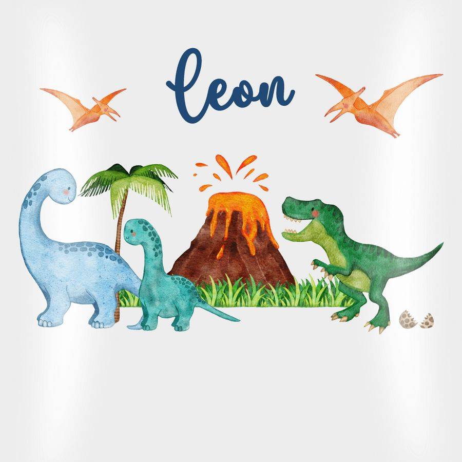 Shirtracer Dinosaurier Dino Dinos: Tshirt Turnbeutel Shirtracer