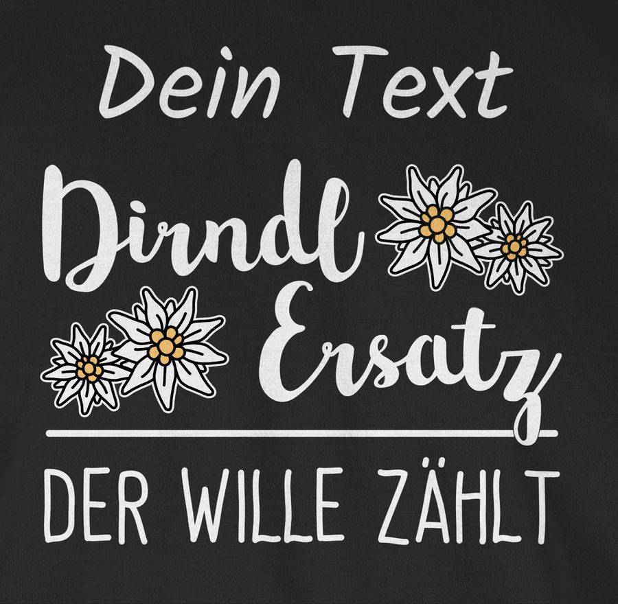 Shirtracer Dirndl Ersatz - Der Wille Zählt: Tshirt Turnbeutel Shirtracer