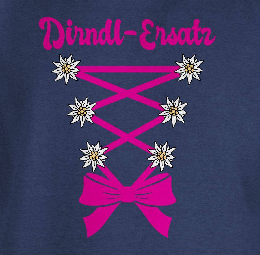 Shirtracer Dirndl-Ersatz Korsage - Fuchsia: Tshirt Gym Bag Shirtracer