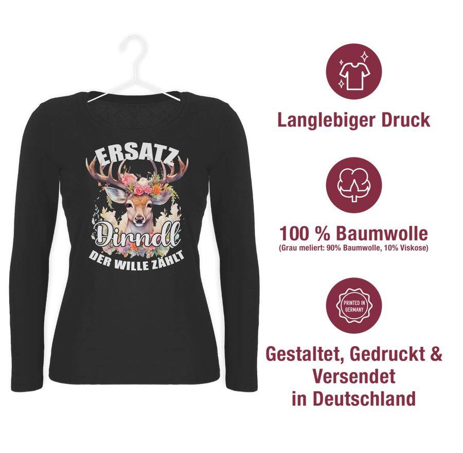 Shirtracer Dirndl Ersatz - Mein Dirndl Ist In Der Wäsche - Mei Dirndl Is In Da Wäsch: T-Shi Shirtracer