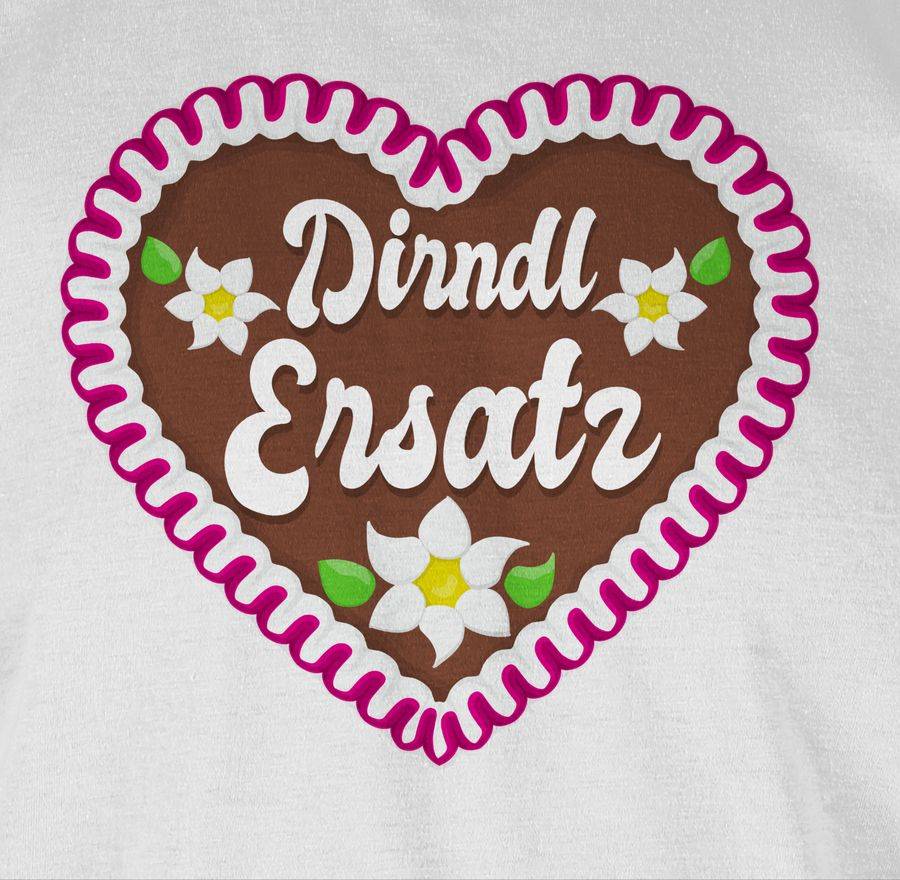 Shirtracer Dirndl Ersatz Mit Lebkuchen: T-Shirt Turnbeutel Shirtracer