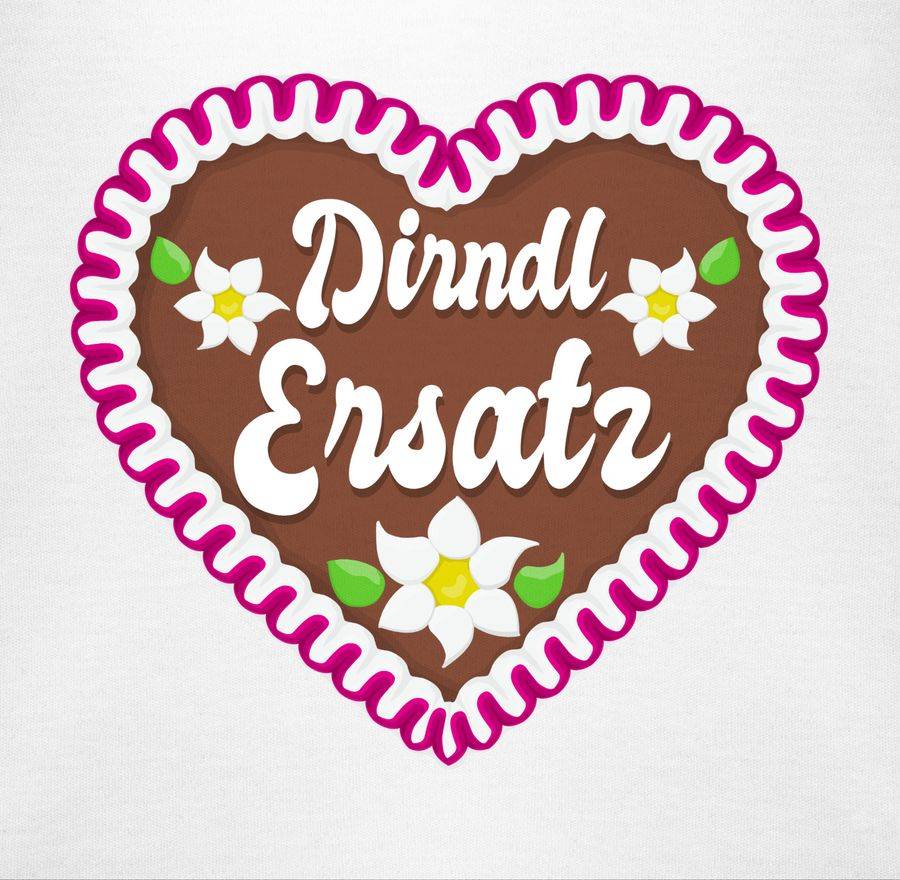 Shirtracer Dirndl Ersatz Mit Lebkuchen: T-Shirt Turnbeutel Shirtracer