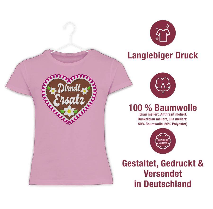 Shirtracer Dirndl Ersatz Mit Lebkuchen: T-Shirt Turnbeutel Shirtracer