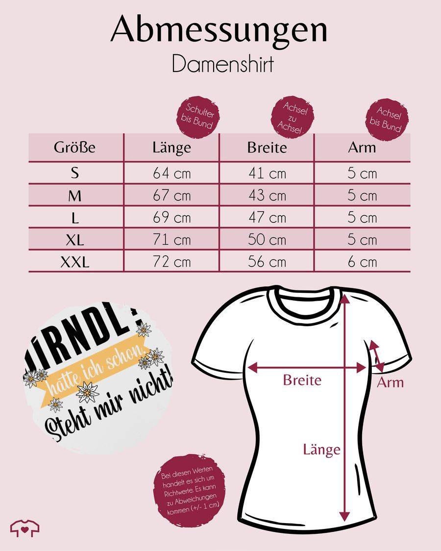Shirtracer Dirndl - Hatte Ich Schon Steht Mir Nicht - Schwarz: Tshirt Gym Bag Shirtracer