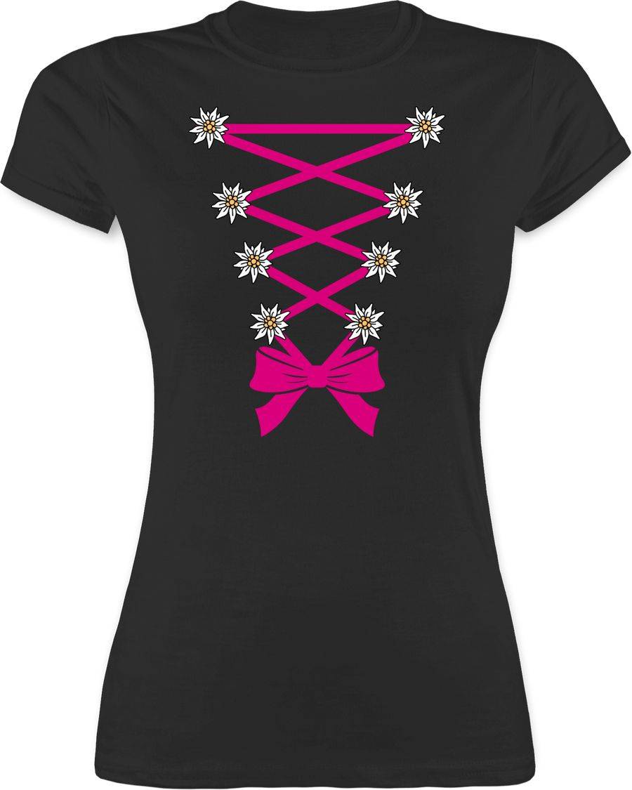 Shirtracer Dirndl mit Edelweiß Shirts & Mehr Shirtracer