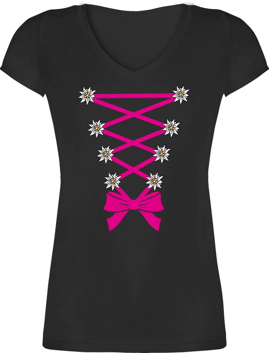 Shirtracer Dirndl mit Edelweiß Shirts & Mehr Shirtracer