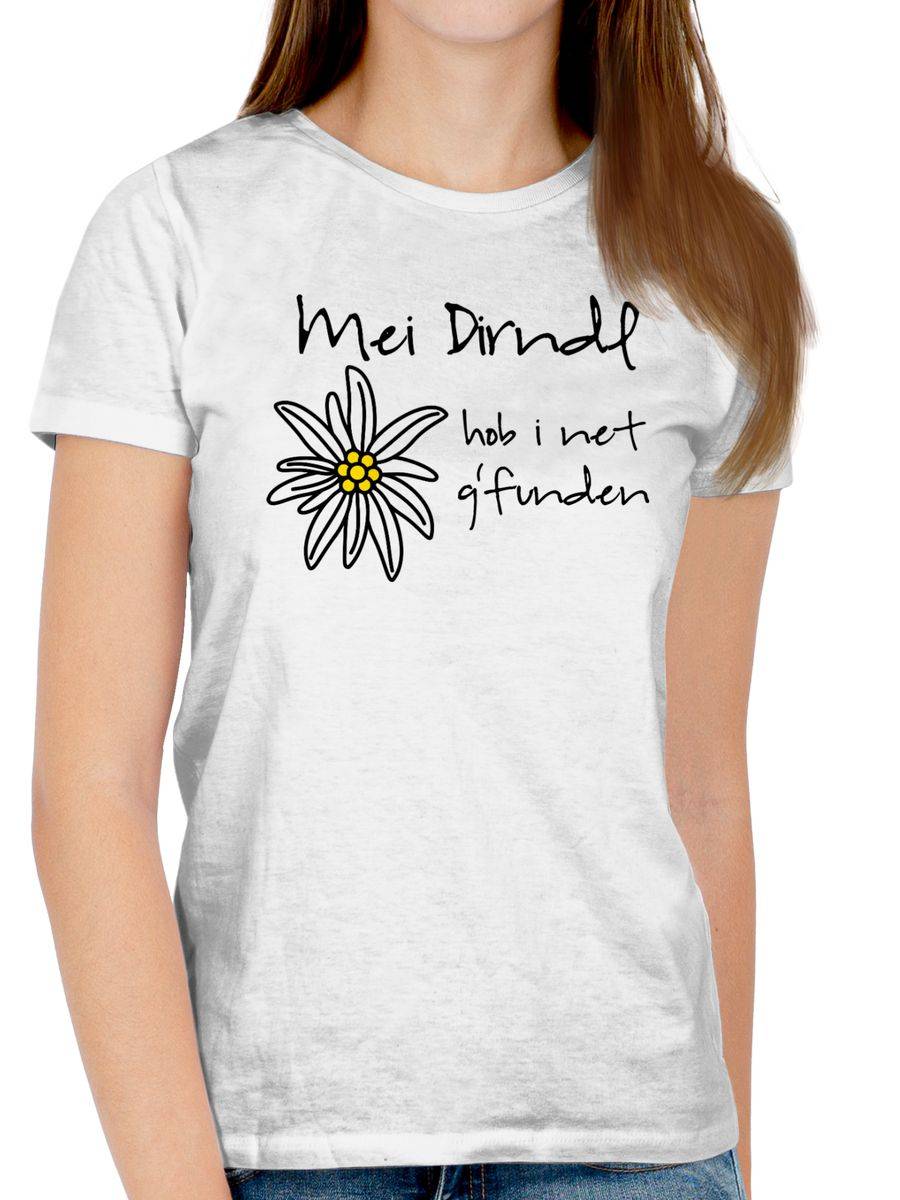 Shirtracer Dirndl Net G'funden - Shirt Statt Dirndl Shirts & Mehr Shirtracer