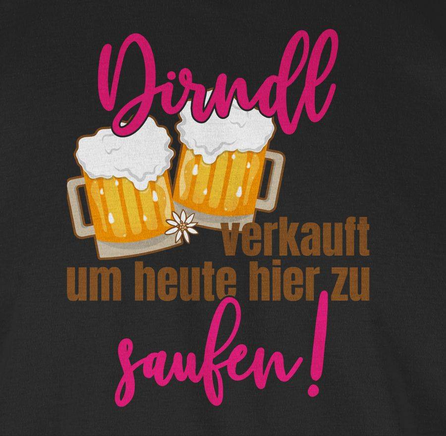Shirtracer Dirndl Verkauft Um Heute Hier Zu Saufen - Bierkrug: T-Shirt Rucksack Shirtracer
