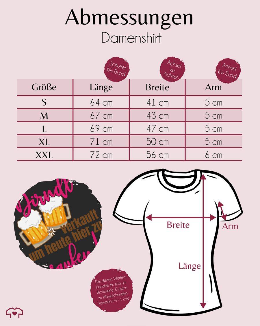 Shirtracer Dirndl Verkauft Um Heute Hier Zu Saufen - Bierkrug: T-Shirt Rucksack Shirtracer