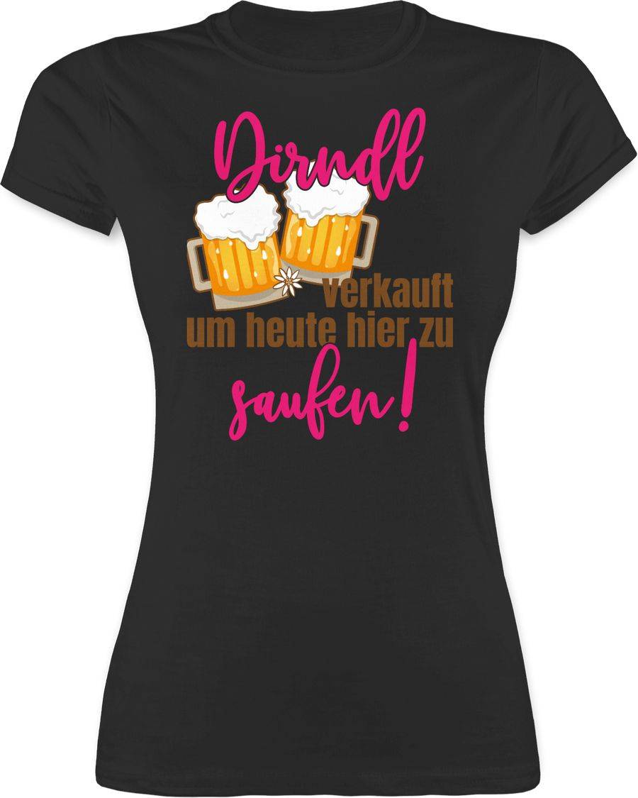 Shirtracer Dirndl verkauft um heute hier zu saufen - Bierkrug: T-Shirt Rucksack Shirtracer