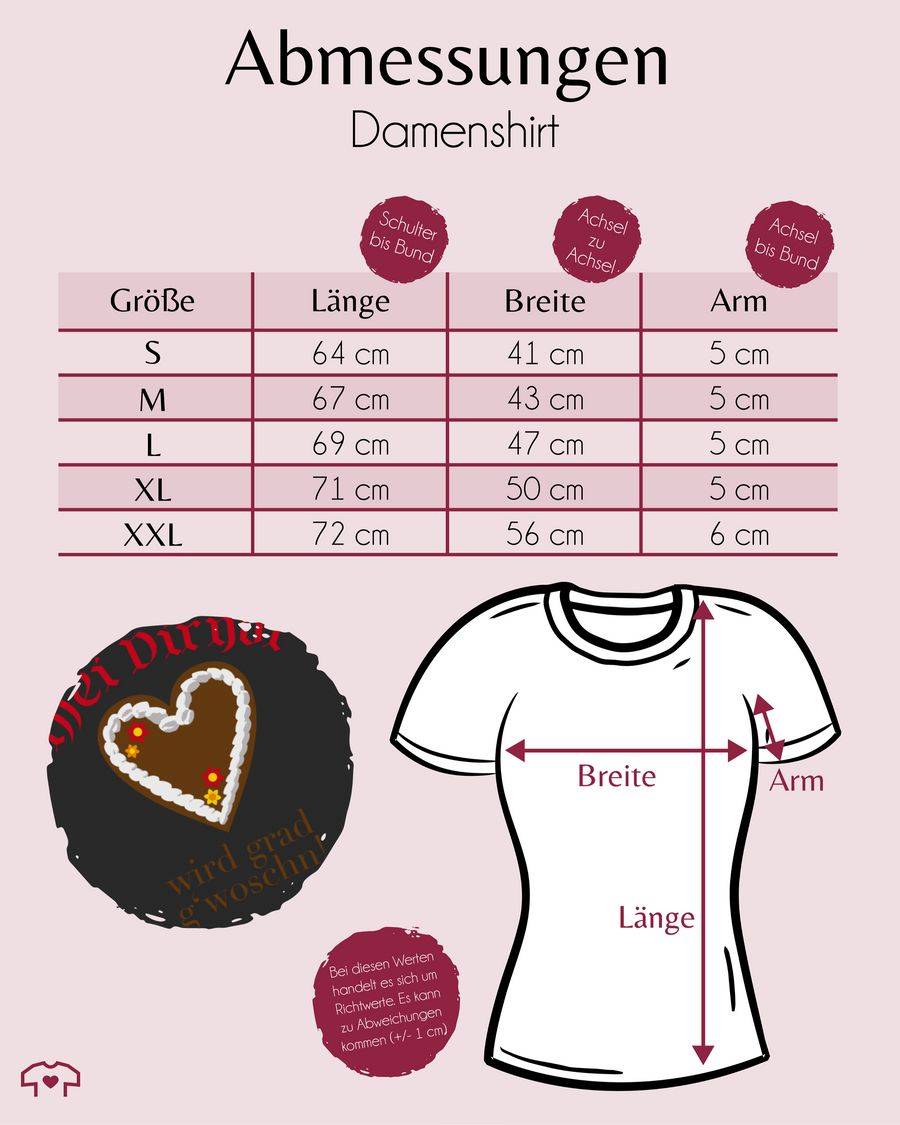 Shirtracer Dirndl Wird G'woschn - Shirt Statt Dirndl: Tshirt Rucksack Shirtracer