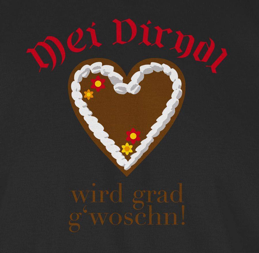 Shirtracer Dirndl Wird G'woschn - Shirt Statt Dirndl: Tshirt Rucksack Shirtracer