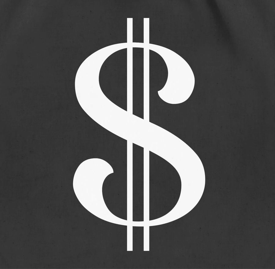 Shirtracer Dollar Kostüm Weiß Shirts & Mehr Shirtracer