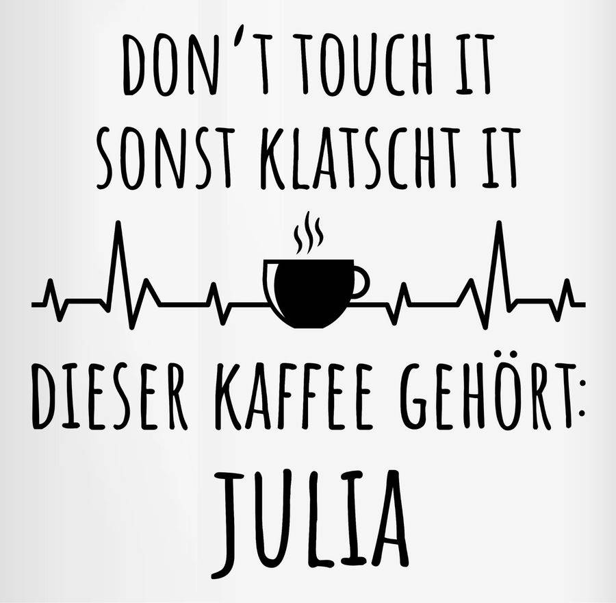 Shirtracer Don't Touch - Sonst Klatscht It Shirts & Mehr Shirtracer