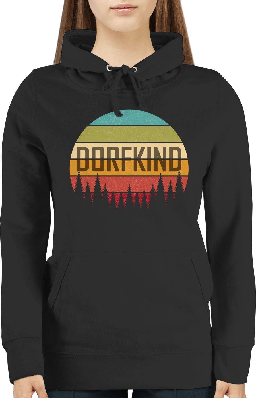 Shirtracer Dorfkind Retro: T-Shirt Turnbeutel Shirtracer