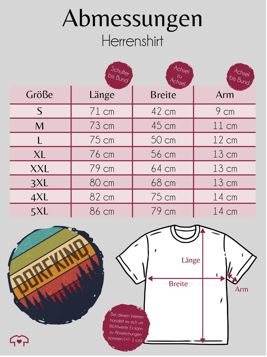 Shirtracer Dorfkind Retro: T-Shirt Turnbeutel Shirtracer