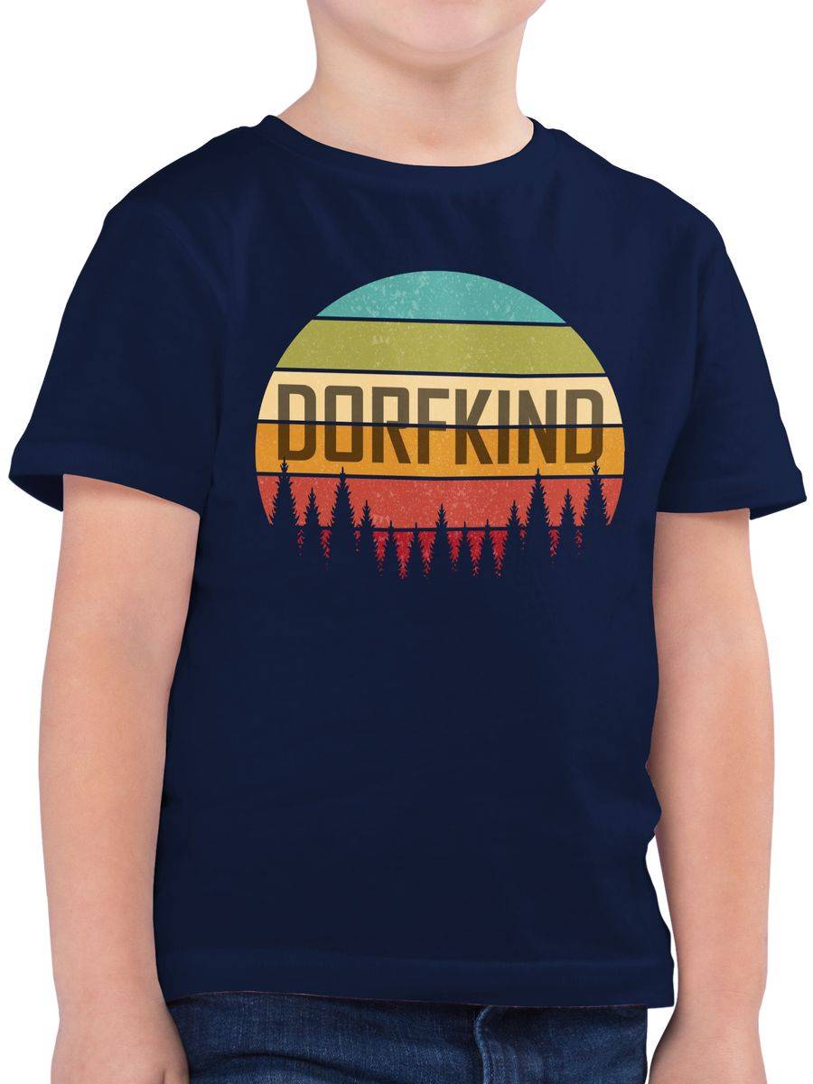 Shirtracer Dorfkind Retro: T-Shirt Turnbeutel Shirtracer