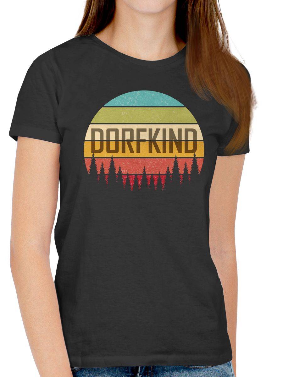 Shirtracer Dorfkind Retro: T-Shirt Turnbeutel Shirtracer