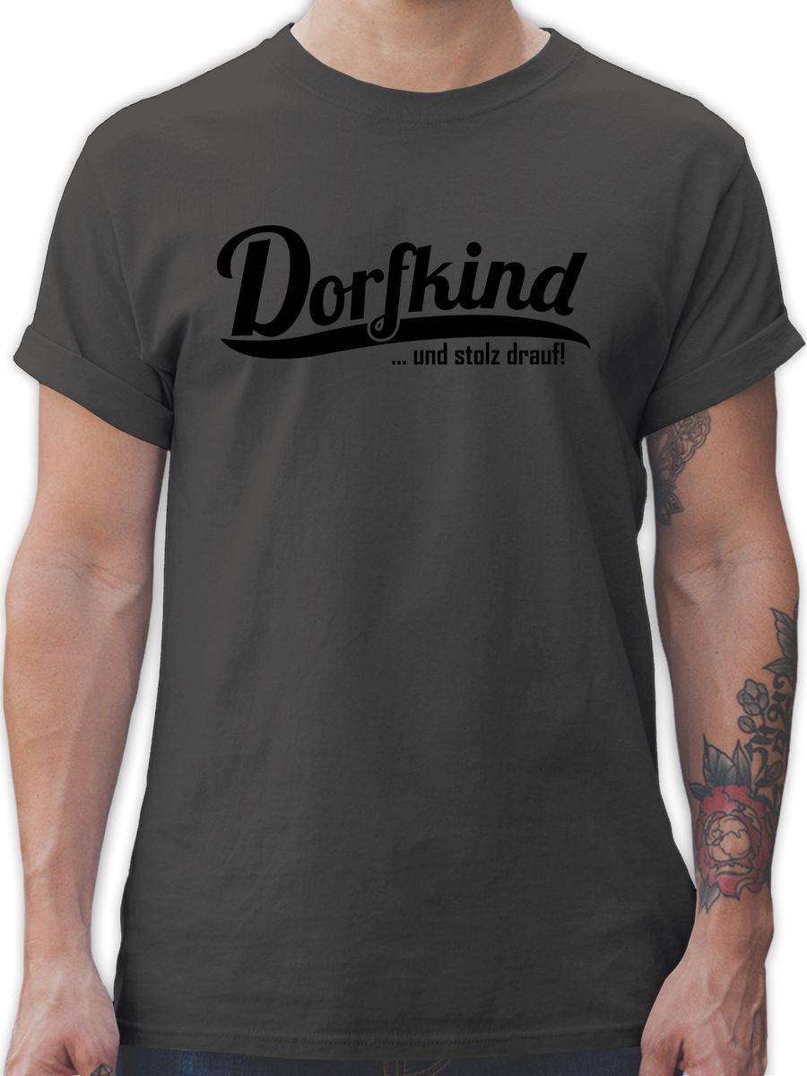 Shirtracer Dorfkind und stolz drauf Schwarz Shirts & Mehr Shirtracer
