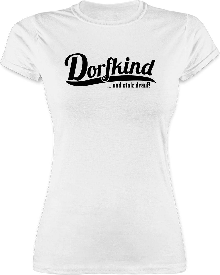 Shirtracer Dorfkind und stolz drauf Schwarz Shirts & Mehr Shirtracer