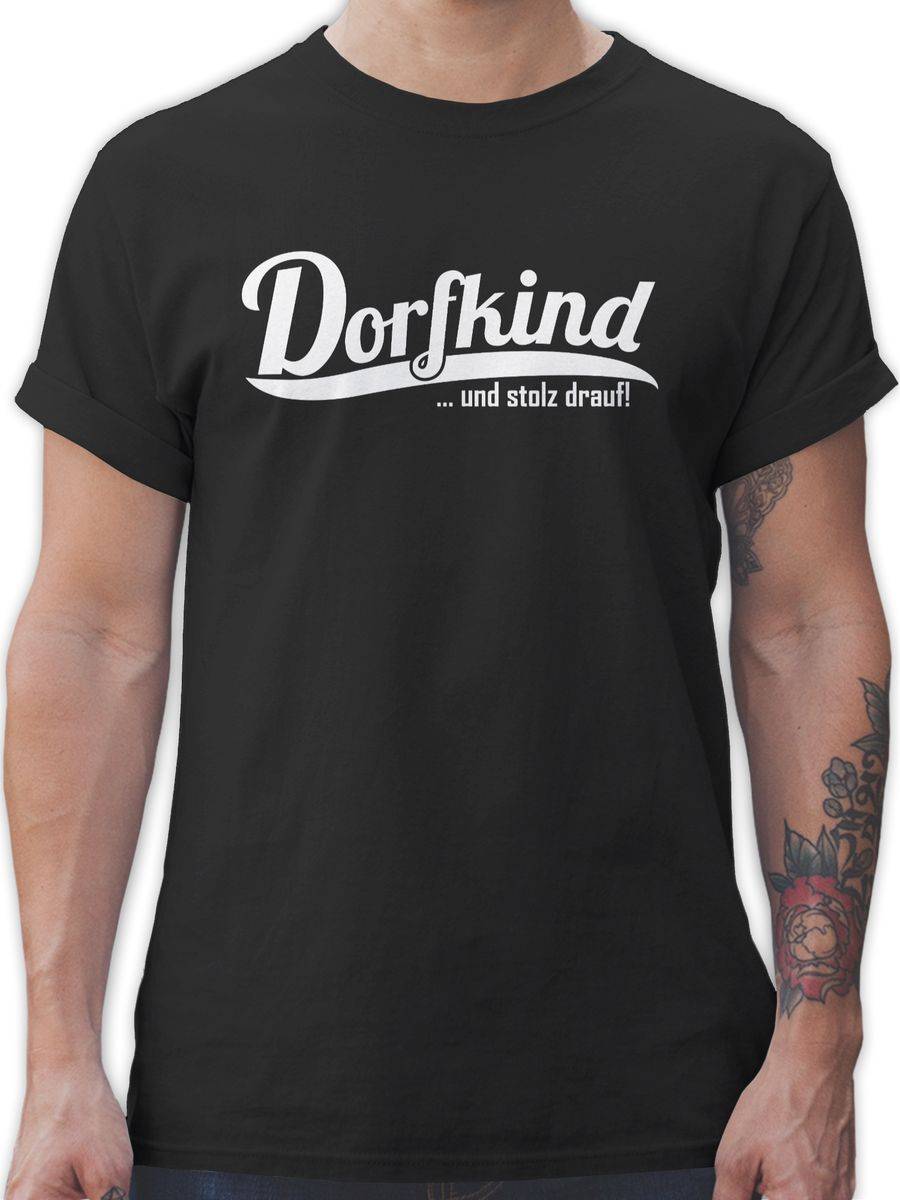 Shirtracer Dorfkind und stolz drauf Weiss Shirts & Mehr Shirtracer