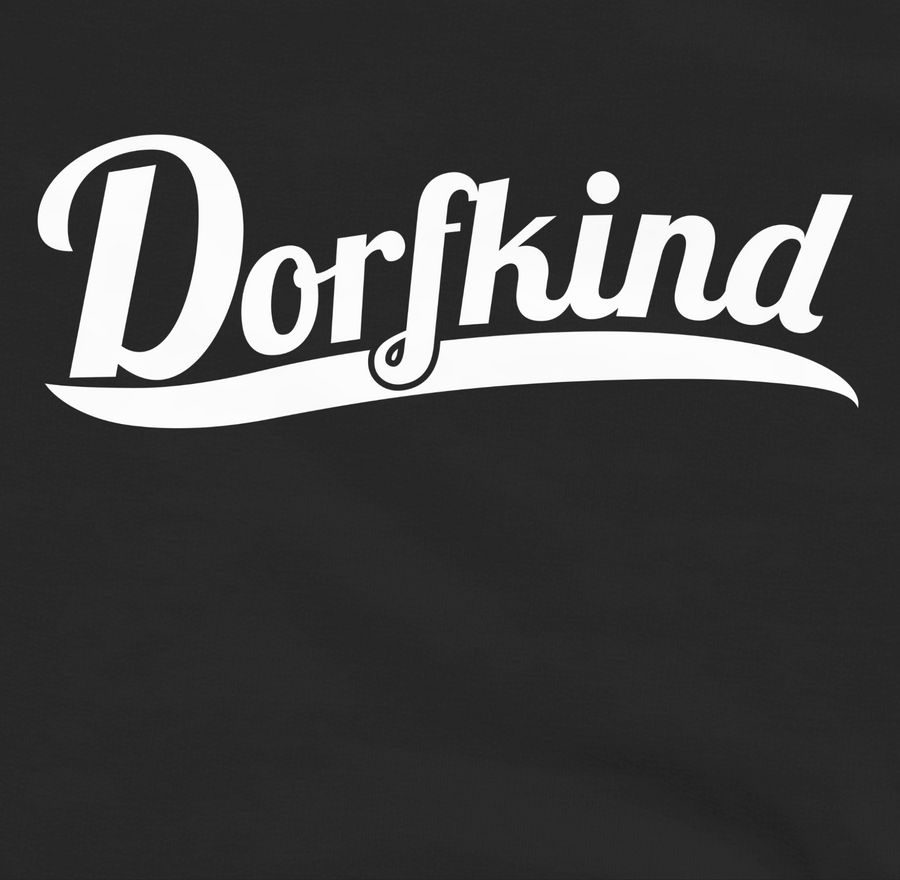 Shirtracer Dorfkind Weiss: T-Shirt Turnbeutel Shirtracer