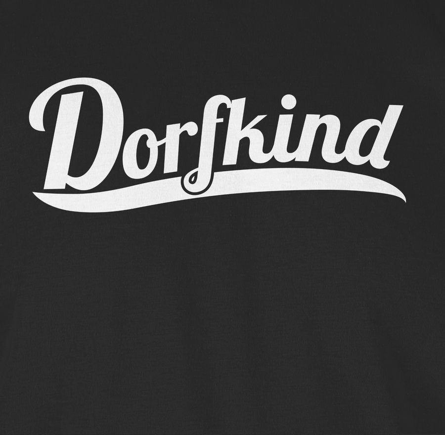 Shirtracer Dorfkind Weiss: T-Shirt Turnbeutel Shirtracer