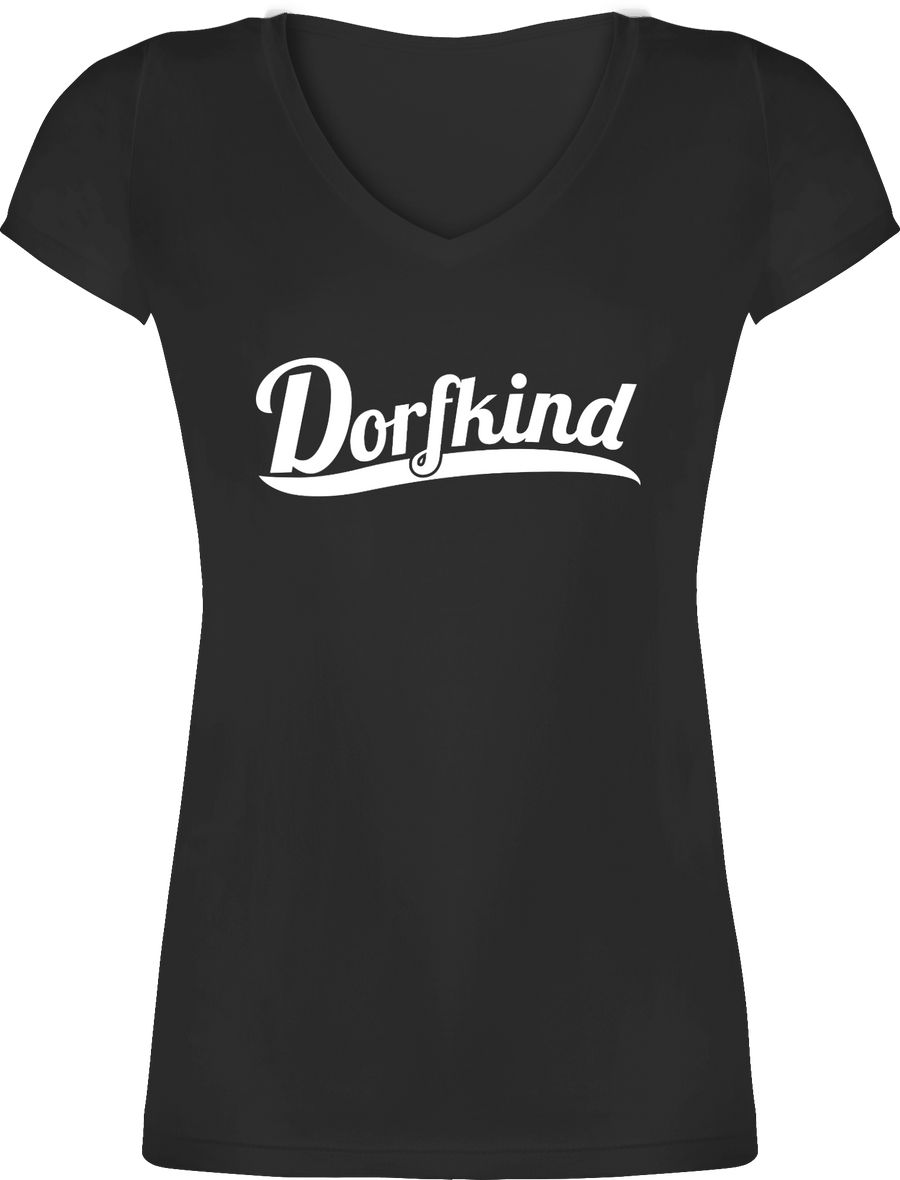 Shirtracer Dorfkind Weiss: T-Shirt Turnbeutel Shirtracer